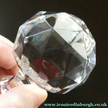 Load image into Gallery viewer, EDINBURGH CRYSTAL. Vintage 1980s Mallet Shape Wine  Decanter BOXED with Etched Signature
