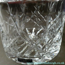 Load image into Gallery viewer, EDINBURGH CRYSTAL. Vintage 1980s Mallet Shape Wine  Decanter BOXED with Etched Signature
