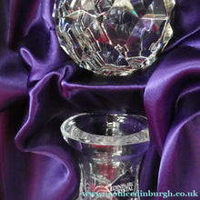 Load image into Gallery viewer, EDINBURGH CRYSTAL. Vintage 1980s Mallet Shape Wine  Decanter BOXED with Etched Signature

