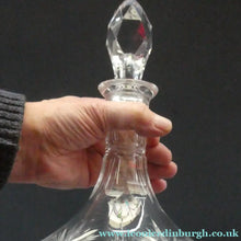 Load image into Gallery viewer, EDINBURGH CRYSTAL. Vintage 1980s Ship's Decanter STAR OF EDINBURGH Pattern. 11 inches
