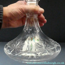 Load image into Gallery viewer, EDINBURGH CRYSTAL. Vintage 1980s Ship's Decanter STAR OF EDINBURGH Pattern. 11 inches
