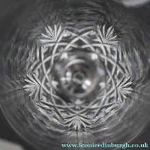 Load image into Gallery viewer, Edinburgh Crystal. Vintage Four Tall CHAMPAGNE Flute Glasses. Kelso Pattern. 8 1/4 inches - VINTAGE CRYSTAL GLASSES

