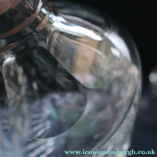 Load image into Gallery viewer, EDINBURGH CRYSTAL. Vintage PAIR of 1980s Mallet Shape Whisky Decanters STAR OF EDINBURGH Pattern
