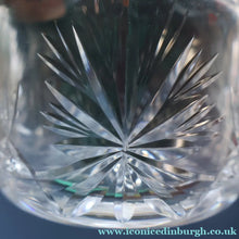 Load image into Gallery viewer, EDINBURGH CRYSTAL. Vintage PAIR of 1980s Mallet Shape Whisky Decanters STAR OF EDINBURGH Pattern
