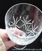 Load image into Gallery viewer, EDINBURGH CRYSTAL. White Wine Glass. SINGLE Glass. 7 inches in height - Scottish Glass

