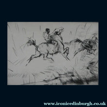 Load image into Gallery viewer, Edmund Blampied (1886 - 1966)   "Splashing Through the Surf", 1923  Drypoint on paper; Pencil signed
