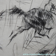 Load image into Gallery viewer, Edmund Blampied Splashing Through the Surf 1923 Drypoint Etching
