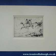 Load image into Gallery viewer, Edmund Blampied Splashing Through the Surf 1923 Drypoint Etching
