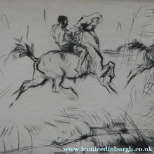 Load image into Gallery viewer, Edmund Blampied Splashing Through the Surf 1923 Drypoint Etching
