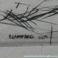 Load image into Gallery viewer, Edmund Blampied Splashing Through the Surf 1923 Drypoint Etching

