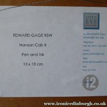 Load image into Gallery viewer, Scottish Art for Sale. Watercolour Painting of a Gentleman in a Carriage by Edward Gage
