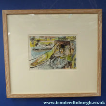 Load image into Gallery viewer, Scottish Art for Sale. Watercolour Painting of a Gentleman in a Carriage by Edward Gage
