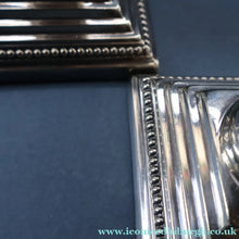 Load image into Gallery viewer, EDWARDIAN: Fine Pair of William Hutton &amp; Sons (Sheffield) Silver Plated Dwarf Corinthian Column Candlesticks
