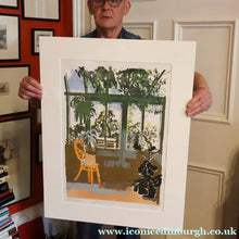 Load image into Gallery viewer, Edwin La Dell (1914 - 1970). 1960s Limited Edition Colour Lithograph: "Conservatory, Centaurea Americana". Signed in pencil
