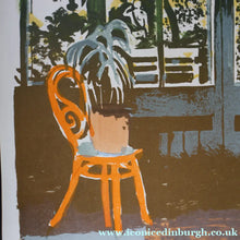 Load image into Gallery viewer, Edwin La Dell (1914 - 1970). 1960s Limited Edition Colour Lithograph: "Conservatory, Centaurea Americana". Signed in pencil
