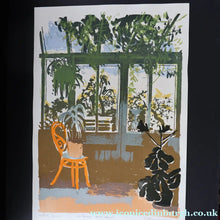 Load image into Gallery viewer, Edwin La Dell (1914 - 1970). 1960s Limited Edition Colour Lithograph: "Conservatory, Centaurea Americana". Signed in pencil
