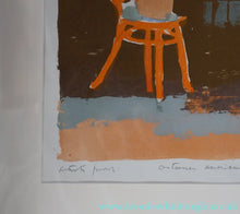 Load image into Gallery viewer, Edwin La Dell (1914 - 1970). 1960s Limited Edition Colour Lithograph: "Conservatory, Centaurea Americana". Signed in pencil
