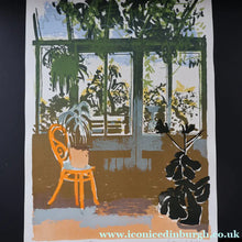 Load image into Gallery viewer, Edwin La Dell (1914 - 1970). 1960s Limited Edition Colour Lithograph: "Conservatory, Centaurea Americana". Signed in pencil
