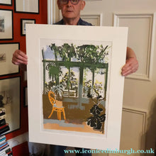 Load image into Gallery viewer, Edwin La Dell (1914 - 1970). 1960s Limited Edition Colour Lithograph: "Conservatory, Centaurea Americana". Signed in pencil
