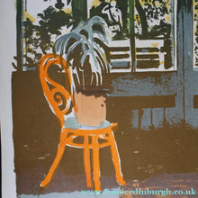Load image into Gallery viewer, Edwin La Dell (1914 - 1970). 1960s Limited Edition Colour Lithograph: "Conservatory, Centaurea Americana". Signed in pencil
