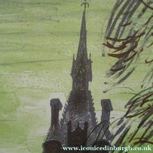 Load image into Gallery viewer, Edwin La Dell Colour Lithograph Fettes College  Edinburgh Pencil Signed
