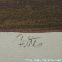 Load image into Gallery viewer, Edwin La Dell Colour Lithograph Fettes College  Edinburgh Pencil Signed
