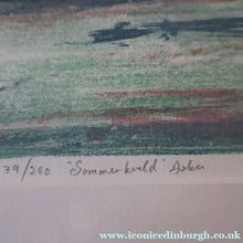 Load image into Gallery viewer, EGIL A. EGEBAKKEN (1934 - 2024). Norwegian Landscape. Colour Lithograph. Signed and dated 1988
