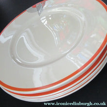 Load image into Gallery viewer, Royal Doulton 1930s Orange Tango Dessert Plates 9 1/2 inches
