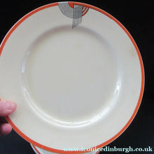Load image into Gallery viewer, Royal Doulton 1930s Orange Tango Dessert Plates 9 1/2 inches
