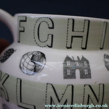 Load image into Gallery viewer, ERIC RAVILIOUS. Rare 1930s Original Wedgwood Small Scale ALPHABET JUG.
