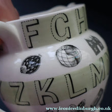Load image into Gallery viewer, ERIC RAVILIOUS. Rare 1930s Original Wedgwood Small Scale ALPHABET JUG.
