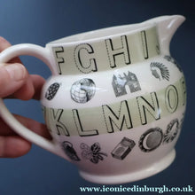 Load image into Gallery viewer, ERIC RAVILIOUS. Rare 1930s Original Wedgwood Small Scale ALPHABET JUG.
