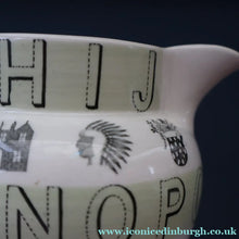 Load image into Gallery viewer, ERIC RAVILIOUS. Rare 1930s Original Wedgwood Small Scale ALPHABET JUG.
