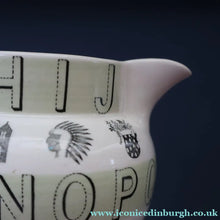 Load image into Gallery viewer, ERIC RAVILIOUS. Rare 1930s Original Wedgwood Small Scale ALPHABET JUG.
