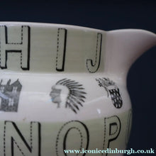 Load image into Gallery viewer, ERIC RAVILIOUS. Rare 1930s Original Wedgwood Small Scale ALPHABET JUG.
