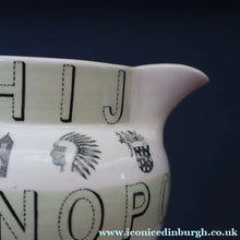 Load image into Gallery viewer, ERIC RAVILIOUS. Rare 1930s Original Wedgwood Small Scale ALPHABET JUG.
