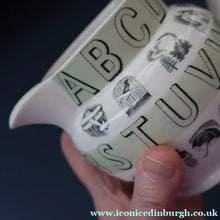 Load image into Gallery viewer, ERIC RAVILIOUS. Rare 1930s Original Wedgwood Small Scale ALPHABET JUG.
