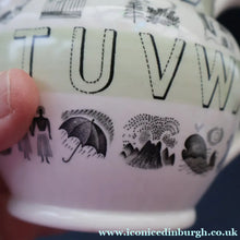 Load image into Gallery viewer, ERIC RAVILIOUS. Rare 1930s Original Wedgwood Small Scale ALPHABET JUG.
