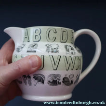 Load image into Gallery viewer, ERIC RAVILIOUS. Rare 1930s Original Wedgwood Small Scale ALPHABET JUG.
