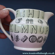 Load image into Gallery viewer, ERIC RAVILIOUS. Rare 1930s Original Wedgwood Small Scale ALPHABET JUG.
