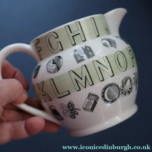 Load image into Gallery viewer, ERIC RAVILIOUS. Rare 1930s Original Wedgwood Small Scale ALPHABET JUG.
