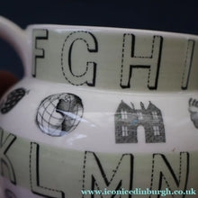 Load image into Gallery viewer, ERIC RAVILIOUS. Rare 1930s Original Wedgwood Small Scale ALPHABET JUG.
