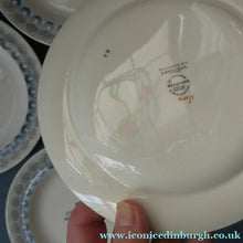 Load image into Gallery viewer, Vintage 1950s Wedgwood SIX SOUP or PASTA BOWLS. Persephone / Harvest Festival Pattern
