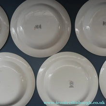 Load image into Gallery viewer, Vintage 1950s Wedgwood SIX SOUP or PASTA BOWLS. Persephone / Harvest Festival Pattern

