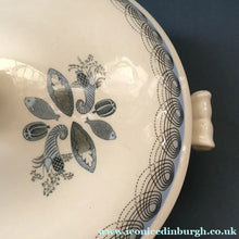 Load image into Gallery viewer, ERIC RAVILIOUS. Vintage Wedgwood Large Lidded Tureen. Persephone / Harvest Festival Pattern with Stylised Fish
