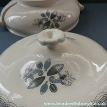 Load image into Gallery viewer, ERIC RAVILIOUS. Vintage Wedgwood Large Lidded Tureen. Persephone / Harvest Festival Pattern with Stylised Fish
