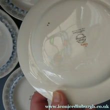 Load image into Gallery viewer, Vintage 1950s Wedgwood SIX SOUP or PASTA BOWLS. Persephone / Harvest Festival Pattern
