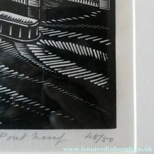 Load image into Gallery viewer, Ethelbert White (1891-1972). Wood Engraving of the Pont Neuf, Paris (c 1925). Signed in Pencil

