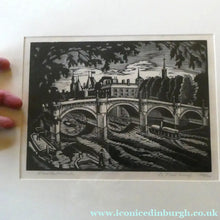 Load image into Gallery viewer, Ethelbert White (1891-1972). Wood Engraving of the Pont Neuf, Paris (c 1925). Signed in Pencil
