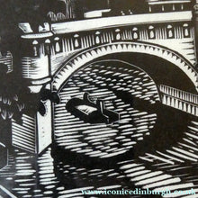 Load image into Gallery viewer, Ethelbert White (1891-1972). Wood Engraving of the Pont Neuf, Paris (c 1925). Signed in Pencil
